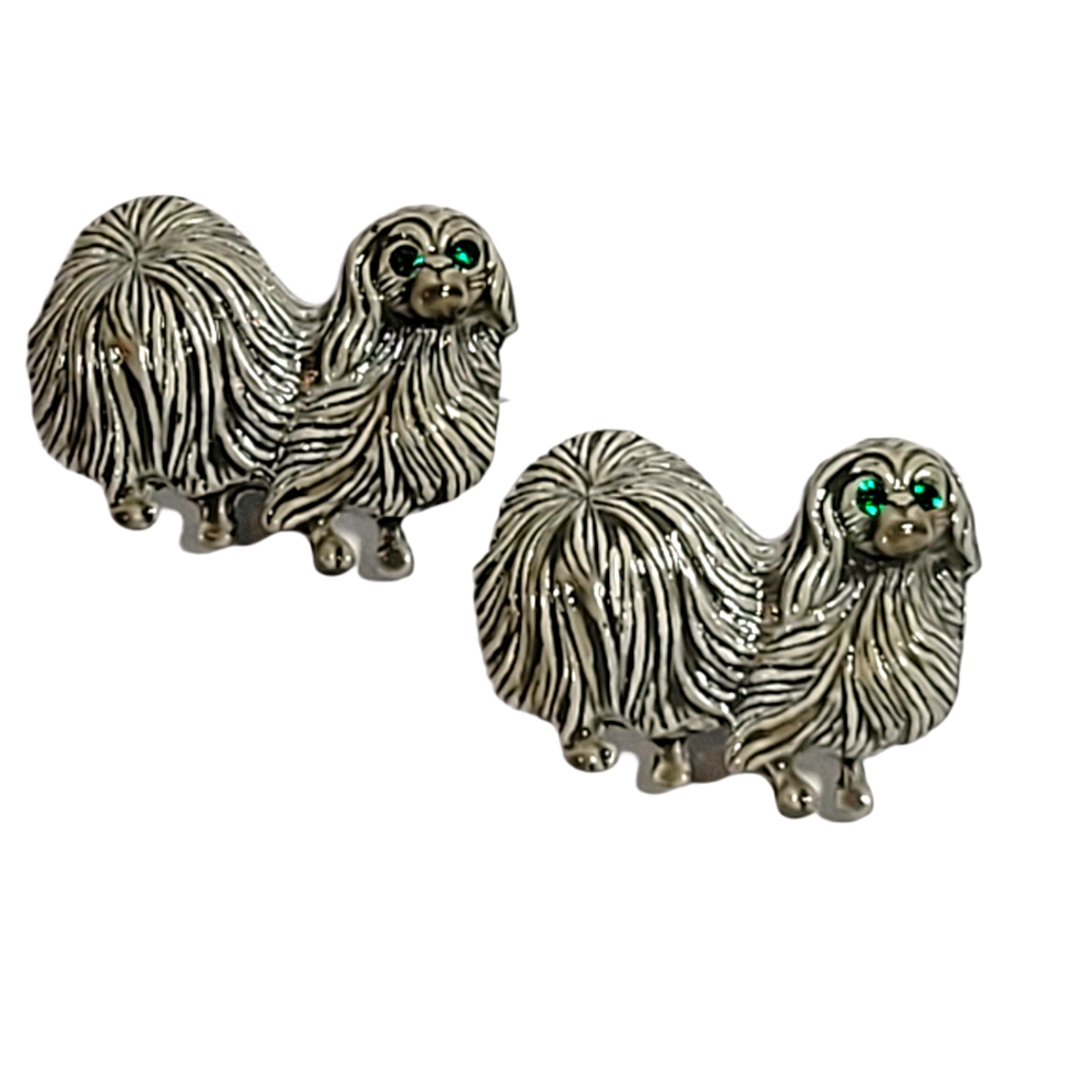 Vintage Pekingese Dog Brooch Gerry Brand